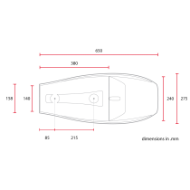 C RACER Coque Flat Track universelle sellerie noire SCR4