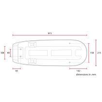 C RACER Selle plate pour CX500 marron