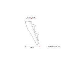 C RACER Plaque phare / numéro avec phare universelle MCR6