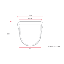 C RACER Plaque phare / numéro universelle MCR4 abs