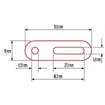 Highsider Adaptateurs 59.6mm